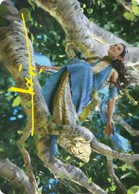 Arwen Undomiel Art Card (Gold-Stamped Signature), Art Series: Universes Beyond: The Lord of the Rings: Tales of Middle-earth