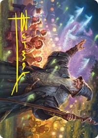 Gandalf, Friend of the Shire Art Card (Gold-Stamped Signature), Art Series: Universes Beyond: The Lord of the Rings: Tales of Middle-earth