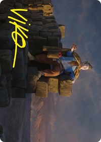 Pippin, Warden of Isengard Art Card (Gold-Stamped Signature), Art Series: Universes Beyond: The Lord of the Rings: Tales of Middle-earth