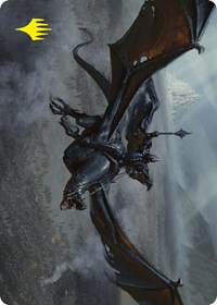 Lord of the Nazgul Art Card (Gold-Stamped Signature), Art Series: Universes Beyond: The Lord of the Rings: Tales of Middle-earth
