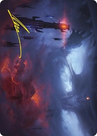Shadow of the Enemy Art Card (Gold-Stamped Signature), Art Series: Universes Beyond: The Lord of the Rings: Tales of Middle-earth