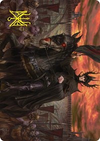 The Mouth of Sauron Art Card (Gold-Stamped Signature), Art Series: Universes Beyond: The Lord of the Rings: Tales of Middle-earth