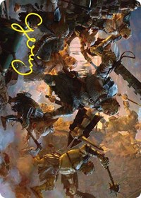 Thrill of Possibility Art Card (Gold-Stamped Signature), Art Series: Universes Beyond: The Lord of the Rings: Tales of Middle-earth