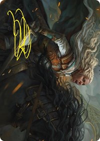Eowyn, Fearless Knight Art Card (Gold-Stamped Signature), Art Series: Universes Beyond: The Lord of the Rings: Tales of Middle-earth