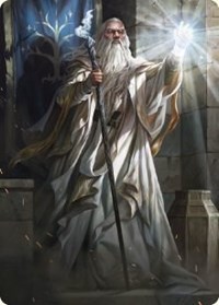 Gandalf the White Art Card, Art Series: Universes Beyond: The Lord of the Rings: Tales of Middle-earth