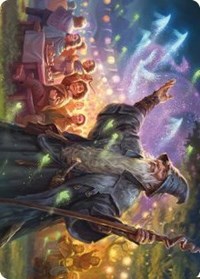 Gandalf, Friend of the Shire Art Card, Art Series: Universes Beyond: The Lord of the Rings: Tales of Middle-earth