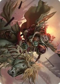Eomer of the Riddermark Art Card, Art Series: Universes Beyond: The Lord of the Rings: Tales of Middle-earth