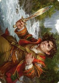 Frodo Baggins Art Card (16/81), Art Series: Universes Beyond: The Lord of the Rings: Tales of Middle-earth