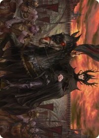 The Mouth of Sauron Art Card, Art Series: Universes Beyond: The Lord of the Rings: Tales of Middle-earth