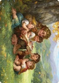 Samwise Gamgee Art Card (19/81), Art Series: Universes Beyond: The Lord of the Rings: Tales of Middle-earth