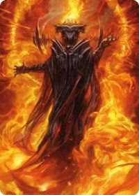 Sauron, the Dark Lord Art Card, Art Series: Universes Beyond: The Lord of the Rings: Tales of Middle-earth