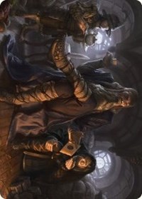 Sharkey, Tyrant of the Shire Art Card, Art Series: Universes Beyond: The Lord of the Rings: Tales of Middle-earth