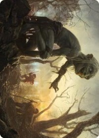 Smeagol, Helpful Guide Art Card, Art Series: Universes Beyond: The Lord of the Rings: Tales of Middle-earth
