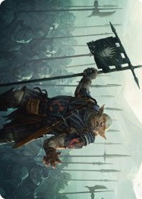 Ugluk of the White Hand Art Card, Art Series: Universes Beyond: The Lord of the Rings: Tales of Middle-earth