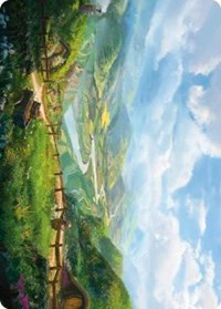 Plains Art Card, Art Series: Universes Beyond: The Lord of the Rings: Tales of Middle-earth