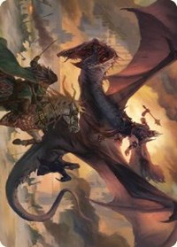 Witch-king, Bringer of Ruin Art Card, Art Series: Universes Beyond: The Lord of the Rings: Tales of Middle-earth