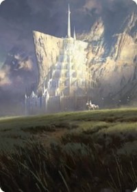Minas Tirith Art Card, Art Series: Universes Beyond: The Lord of the Rings: Tales of Middle-earth