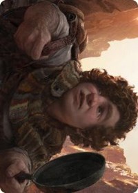 Sam, Loyal Attendant Art Card, Art Series: Universes Beyond: The Lord of the Rings: Tales of Middle-earth