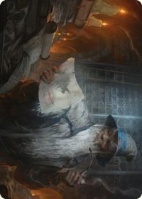 Learn from the Past Art Card, Art Series: Universes Beyond: The Lord of the Rings: Tales of Middle-earth