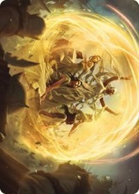 Heroic Intervention Art Card, Art Series: Universes Beyond: The Lord of the Rings: Tales of Middle-earth