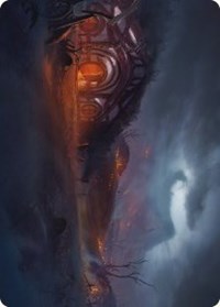 Field of Ruin Art Card, Art Series: Universes Beyond: The Lord of the Rings: Tales of Middle-earth