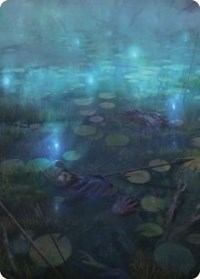 The Dead Marshes Art Card, Art Series: Universes Beyond: The Lord of the Rings: Tales of Middle-earth