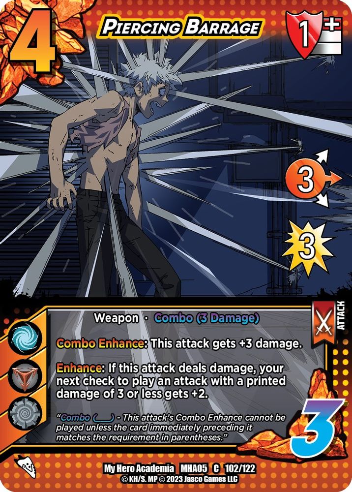 Piercing Barrage, Standard, front