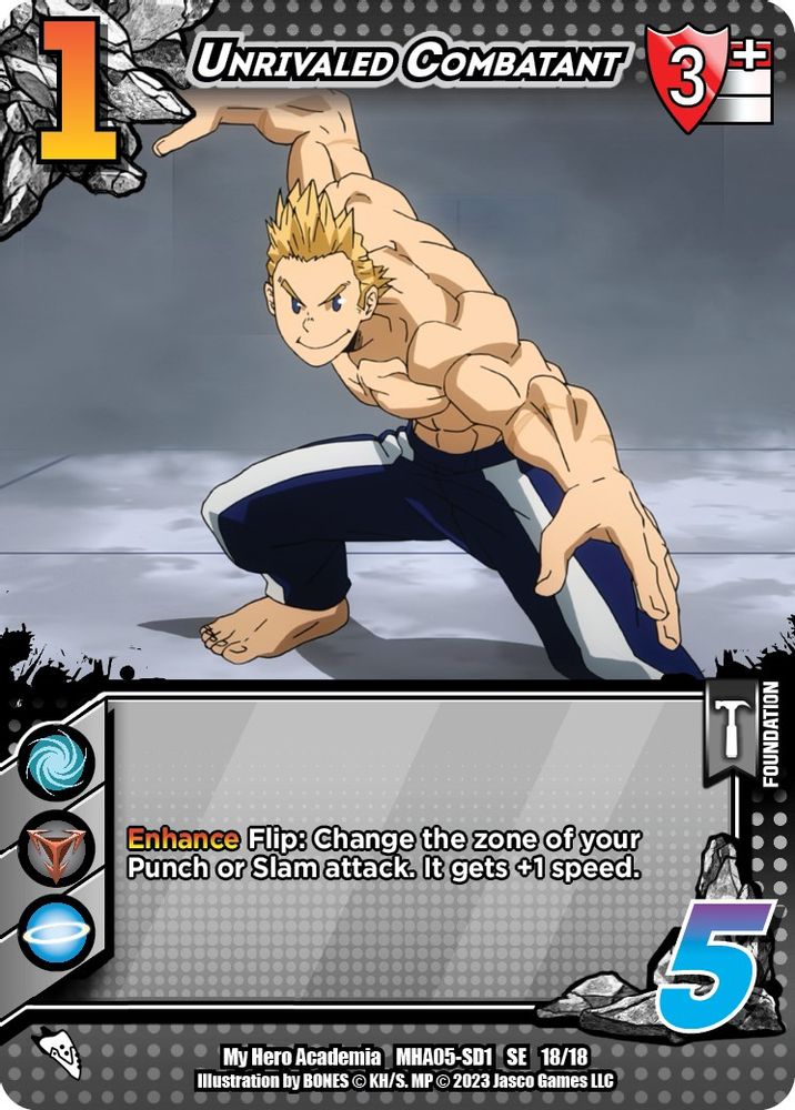 Unrivaled Combatant, Standard, front