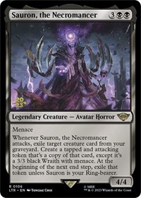 Sauron, the Necromancer, Prerelease Cards