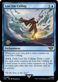 Lost Isle Calling, Prerelease Cards