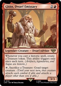 Gloin, Dwarf Emissary, Prerelease Cards