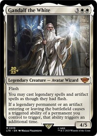Gandalf the White, Prerelease Cards