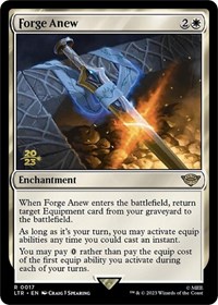Forge Anew, Prerelease Cards