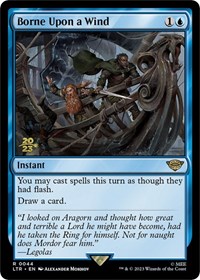 Borne Upon a Wind, Prerelease Cards