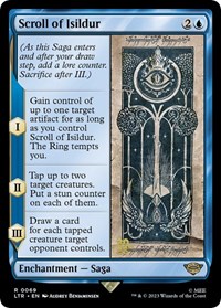 Scroll of Isildur, Prerelease Cards