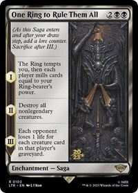 One Ring to Rule Them All, Prerelease Cards