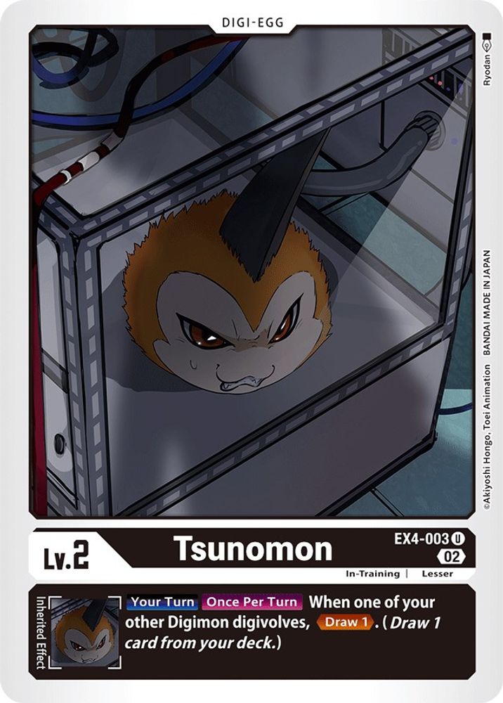 Tsunomon, Standard, front