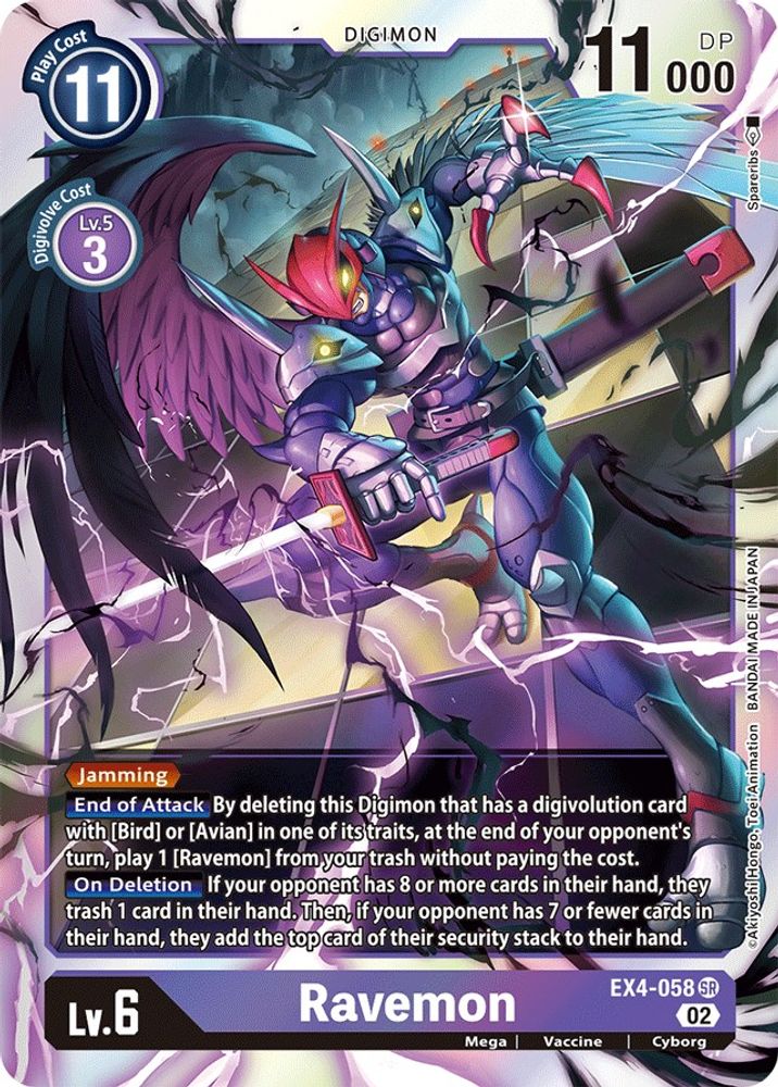 Ravemon, Foil, front
