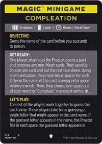 Magic Minigame: Compleation, March of the Machine