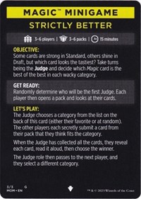 Magic Minigame: Strictly Better, March of the Machine