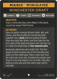 Magic Minigame: Winchester Draft, Universes Beyond: The Lord of the Rings: Tales of Middle-earth