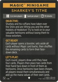 Magic Minigame: Sharkey's Tithe, Universes Beyond: The Lord of the Rings: Tales of Middle-earth