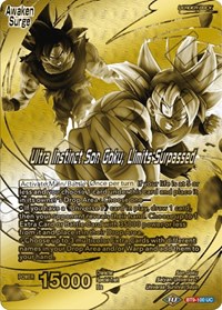 Son Goku // Ultra Instinct Son Goku, Limits Surpassed (Championship 2023 Golden Card Vol.2, Version 1)