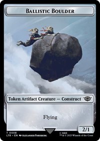 Ballistic Boulder // Food (0009) Double-Sided Token, Universes Beyond: The Lord of the Rings: Tales of Middle-earth