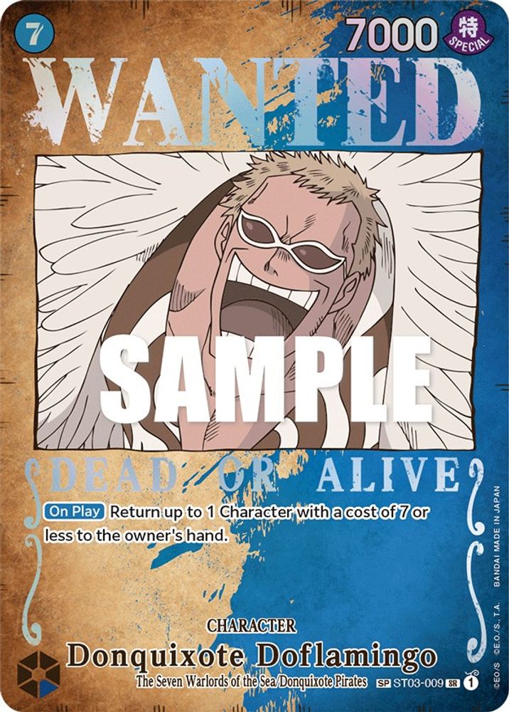 Donquixote Doflamingo (Wanted Poster)