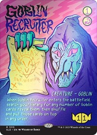 Goblin Recruiter (Rainbow Foil), Secret Lair Drop Series