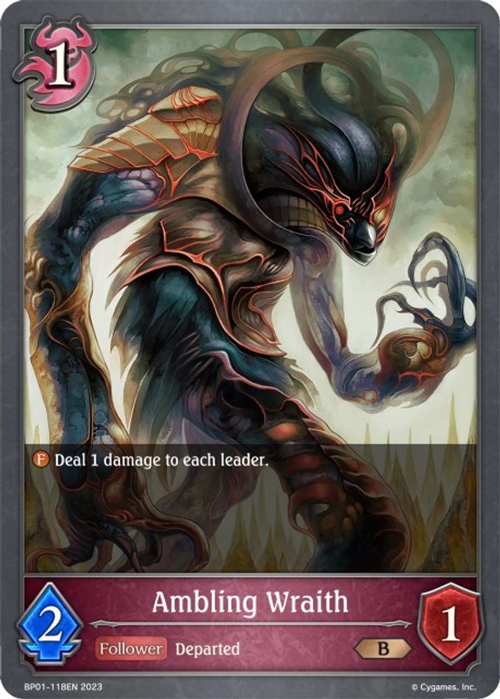 Ambling Wraith, Standard, front