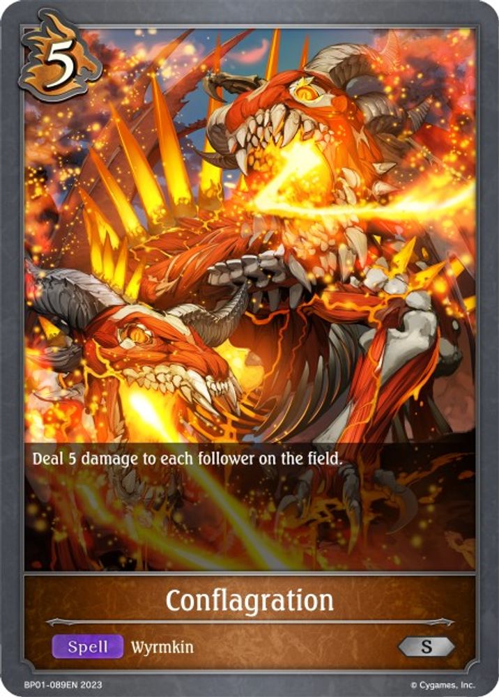 Conflagration, Standard, front