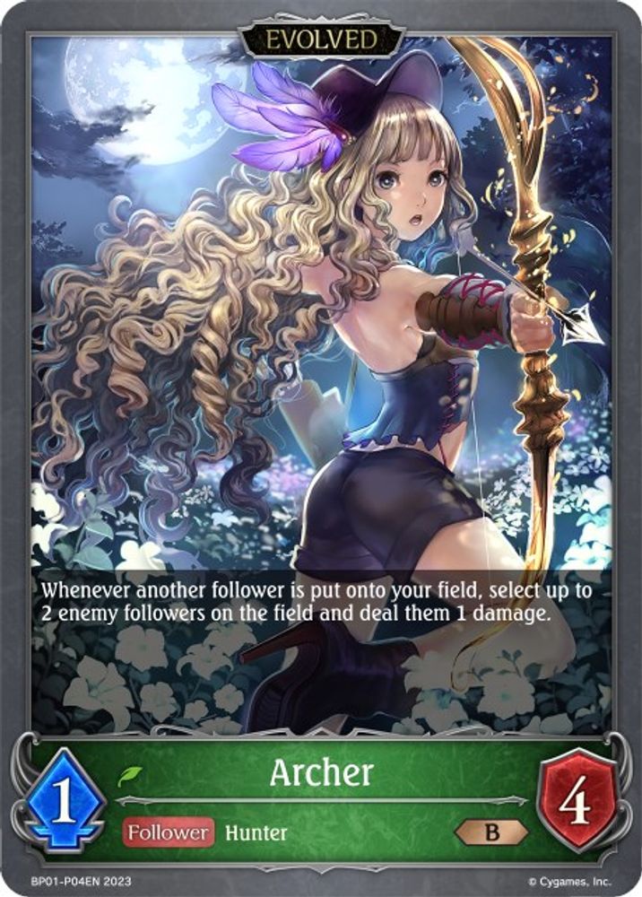 Archer (Evolved) - P04EN (Foil), Standard, front