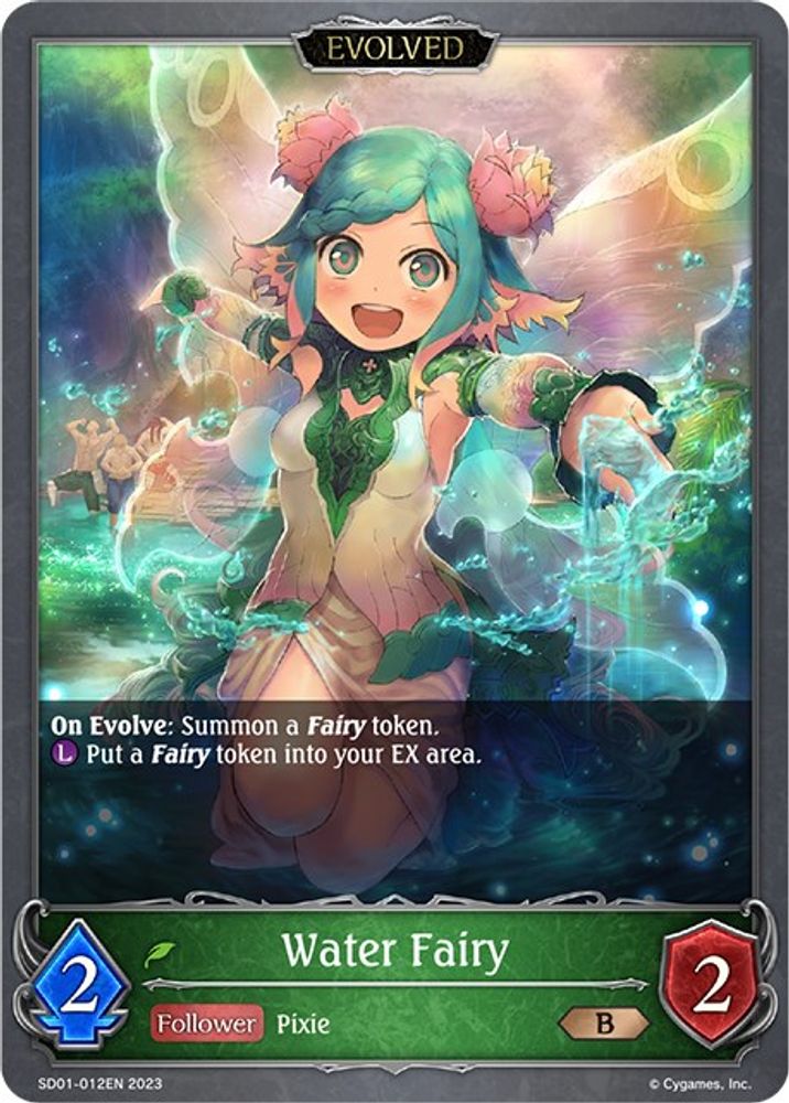 Water Fairy (Evolved), Standard, front